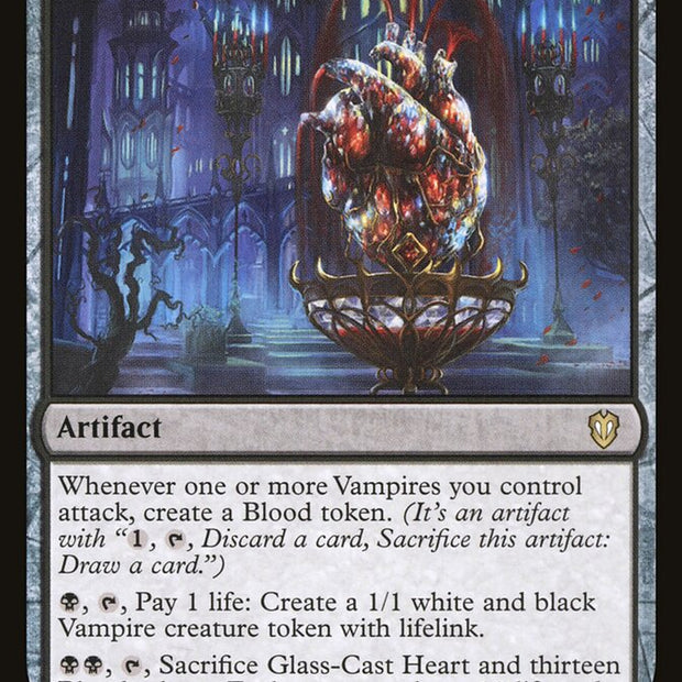 Glass-Cast Heart 18/38 (Commander: Innistrad: Crimson Vow) 