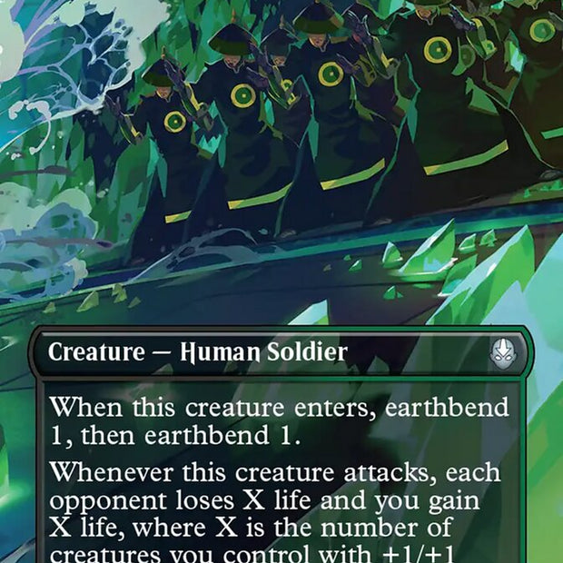 Dai Li Agents 306 (Avatar: The Last Airbender)  - Borderless Foil