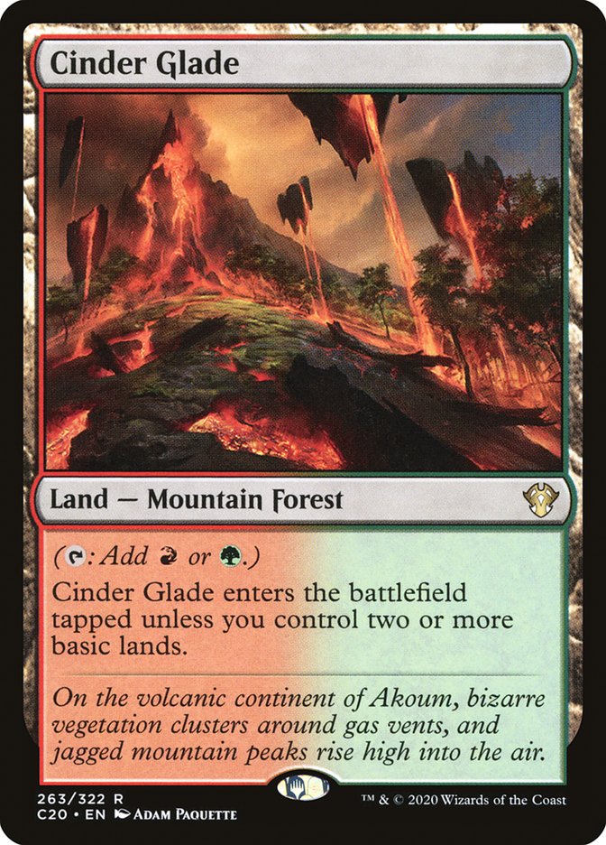 Cinder Glade 263/322 (Commander 2020) 