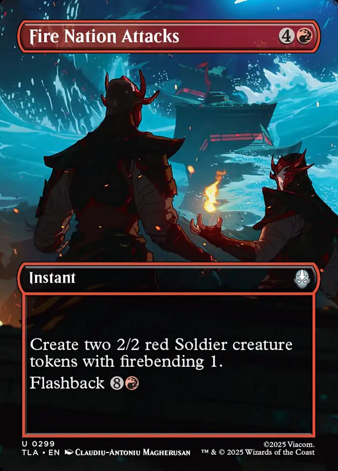 Fire Nation Attacks  299 (Avatar: The Last Airbender)  - Borderless Foil