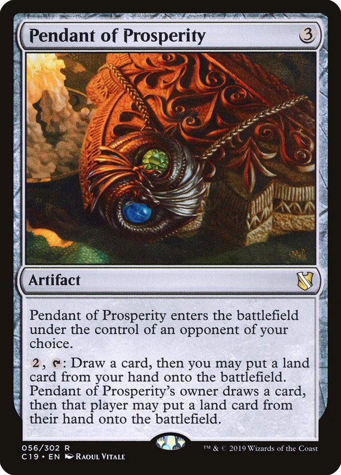 Pendant of Prosperity 56/302 (Commander 2019) 