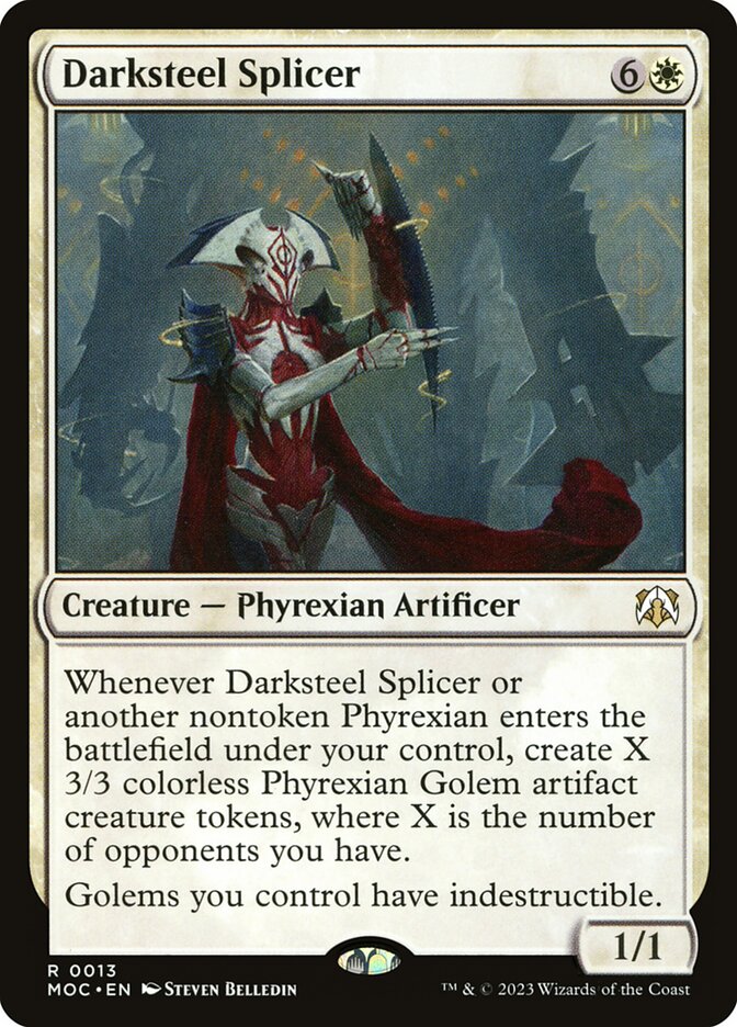 Darksteel Splicer 13/444 (Commander: March of the Machine) 
