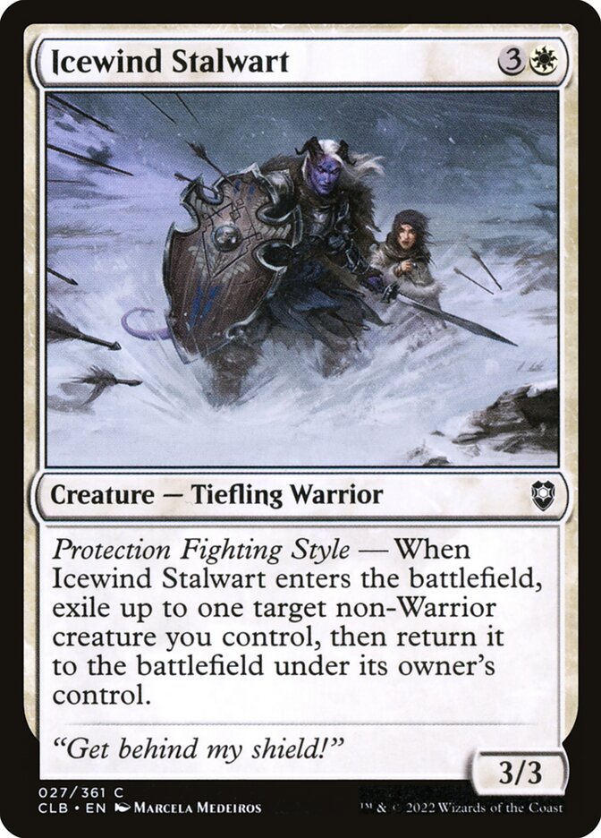 Icewind Stalwart 27 (Commander Legends: Battle for Baldur's Gate) 