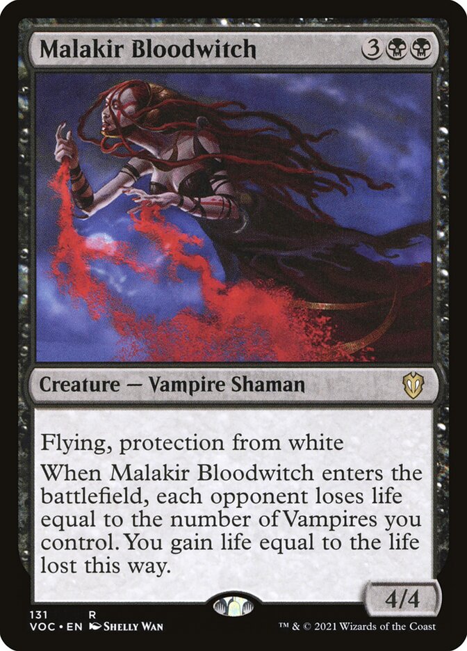 Malakir Bloodwitch 131 (Commander: Innistrad: Crimson Vow) 