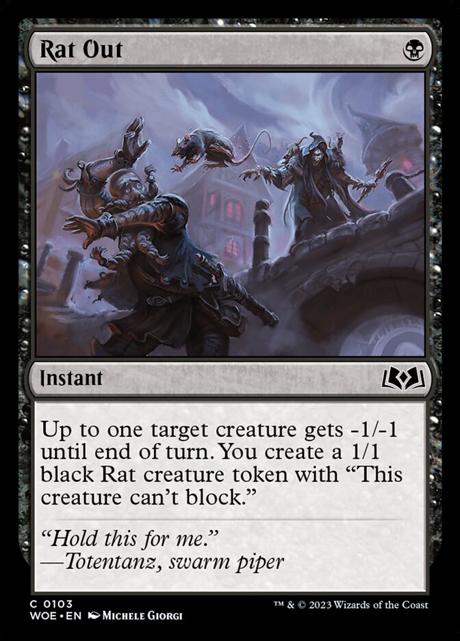 Rat Out (Wilds of Eldraine)  - undefined