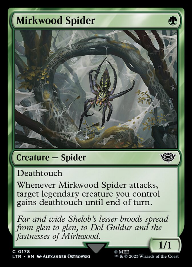 Mirkwood Spider 178 (Universes Beyond: The Lord of the Rings: Tales of Middle-earth) 