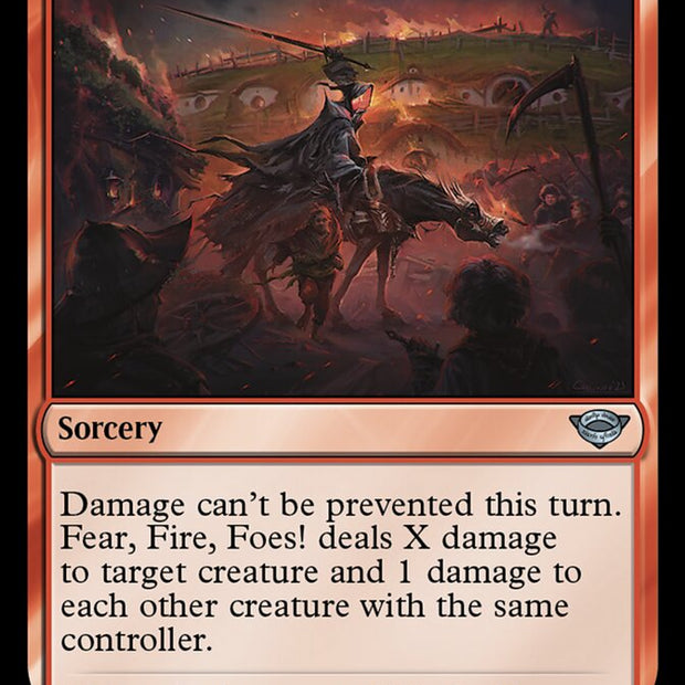 Fear, Fire, Foes! 125/281 (Universes Beyond: The Lord of the Rings: Tales of Middle-earth) 