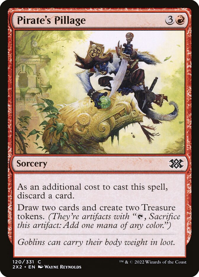 Pirate's Pillage 120 (Double Masters 2022)  - Foil