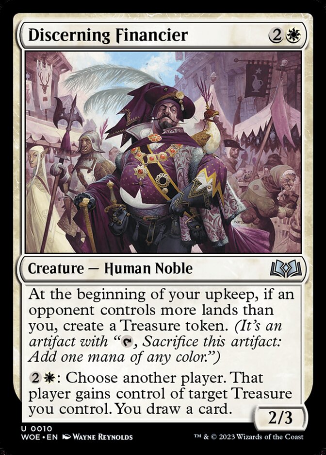 Discerning Financier 10/276 (Wilds of Eldraine)  - Foil