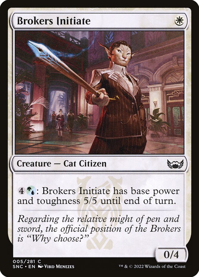 Brokers Initiate 5/281 (Streets of New Capenna) 