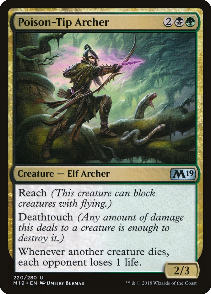 Poison-Tip Archer 220/280 (Core Set 2019) 