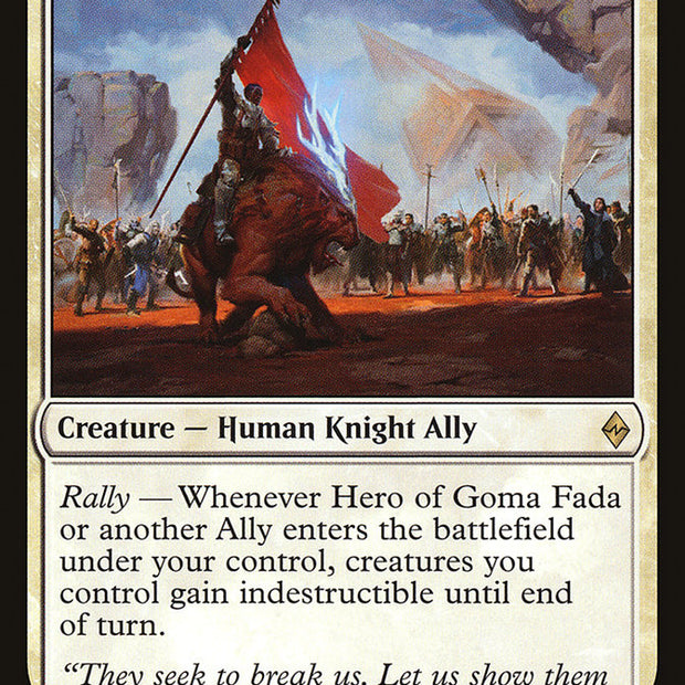 Hero of Goma Fada 31 (Battle for Zendikar) 