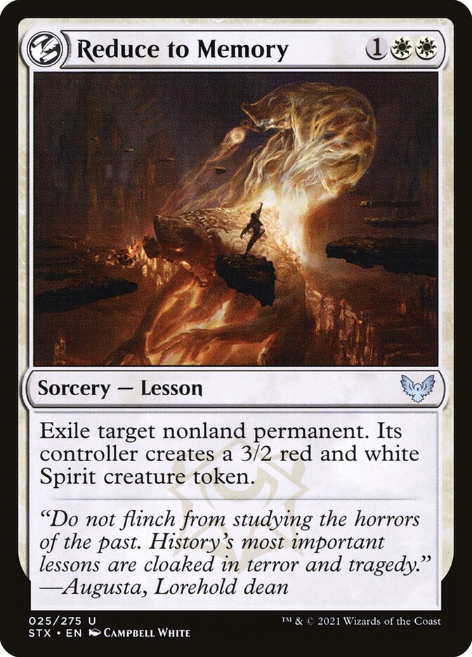 Reduce to Memory 25 (Strixhaven: School of Mages) 