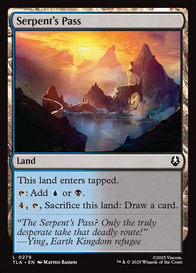 Serpent's Pass 279/286 (Avatar: The Last Airbender)  - Foil