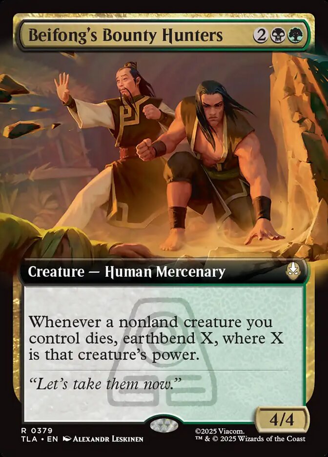 Beifong's Bounty Hunters  379/286 (Avatar: The Last Airbender)  - Extended Art Foil