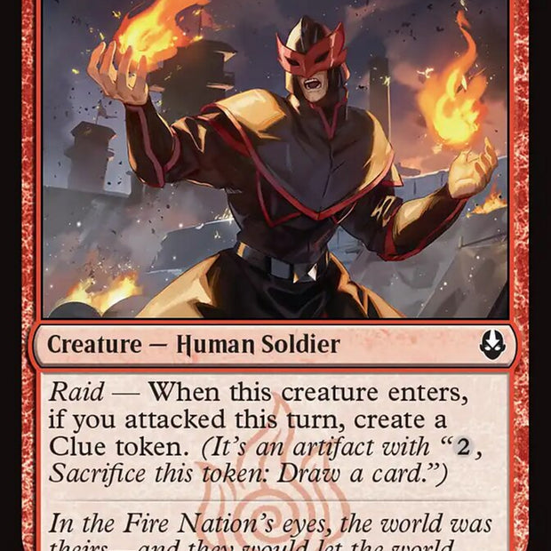 Fire Nation Raider 135 (Avatar: The Last Airbender)  - Foil