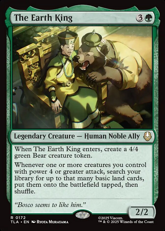 The Earth King 172 (Avatar: The Last Airbender)  - Foil