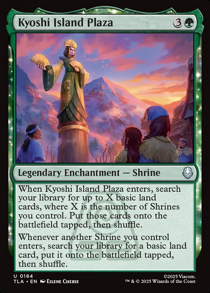 Kyoshi Island Plaza 184 (Avatar: The Last Airbender)  - Foil