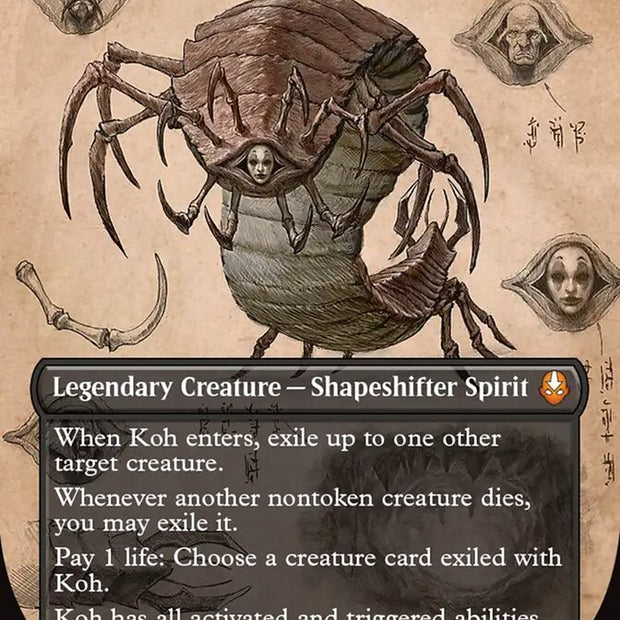 Koh, the Face Stealer  322/286 (Avatar: The Last Airbender)  - Borderless Foil
