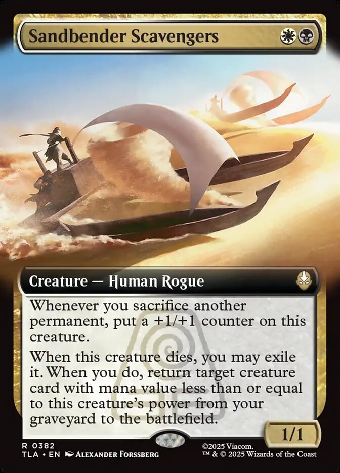 Sandbender Scavengers  382/286 (Avatar: The Last Airbender)  - Extended Art Foil