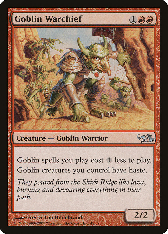 Goblin Warchief 42/62 (Duel Decks: Elves vs. Goblins) 