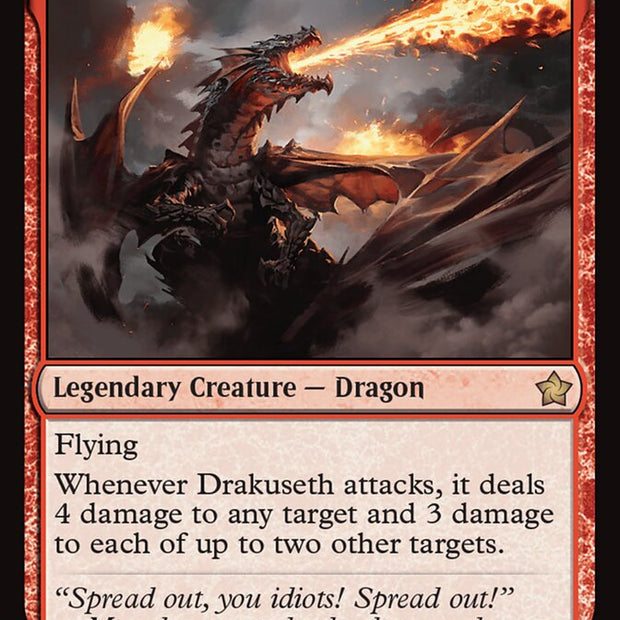 Drakuseth, Maw of Flames 193 (Foundations)  - Foil