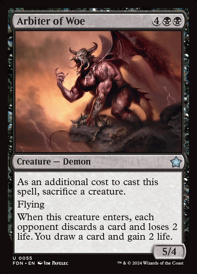 Arbiter of Woe 55/291 (Foundations) 