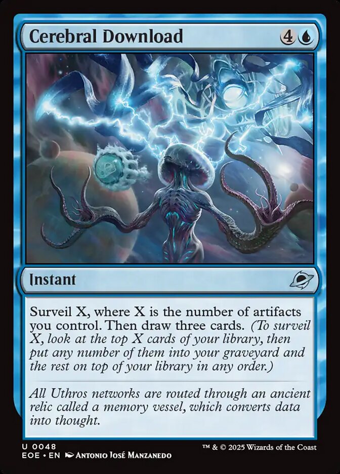 Cerebral Download 48/276 (Edge of Eternities)  - Foil