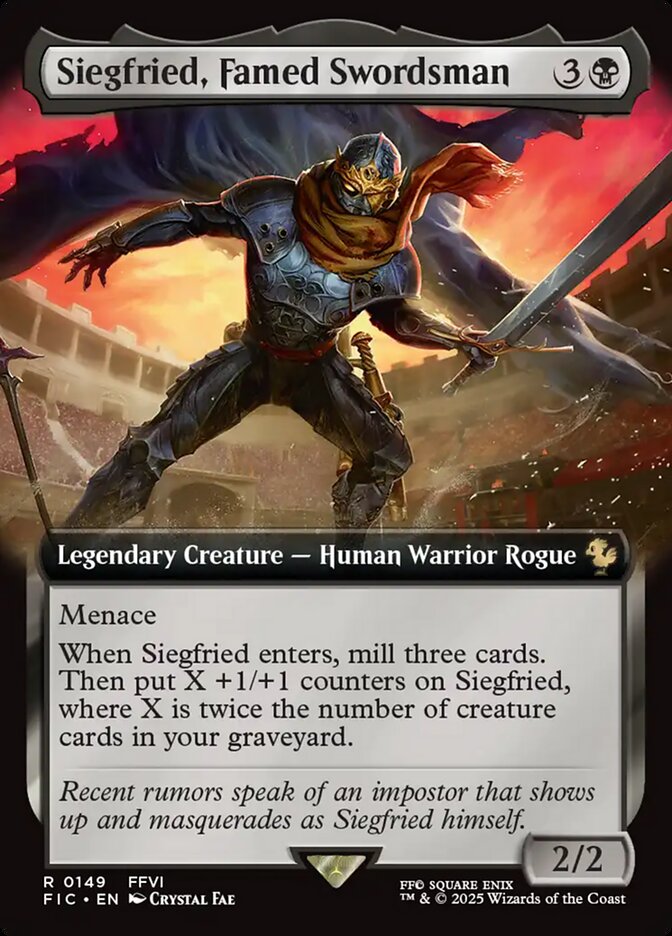 Siegfried, Famed Swordsman 149 (Commander: FINAL FANTASY)  - Extended Art