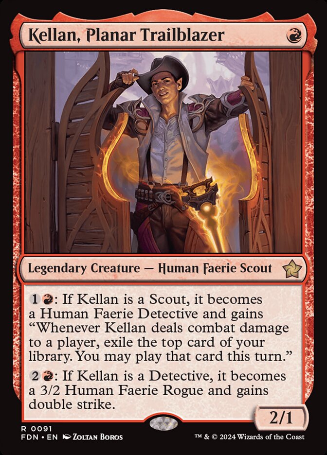 Kellan, Planar Trailblazer 91/291 (Foundations)  - Foil
