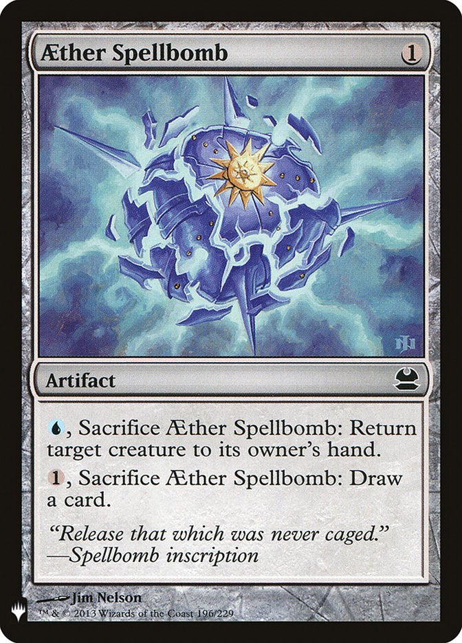 Aether Spellbomb MMA-196/5075 (The List Reprints) 