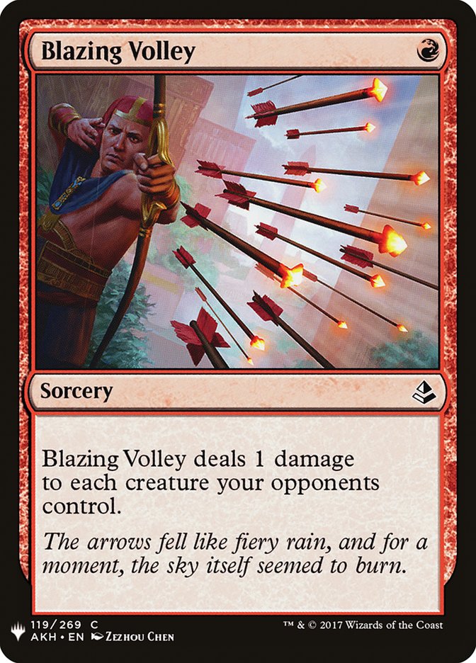 Blazing Volley 119 (The List Reprints) 