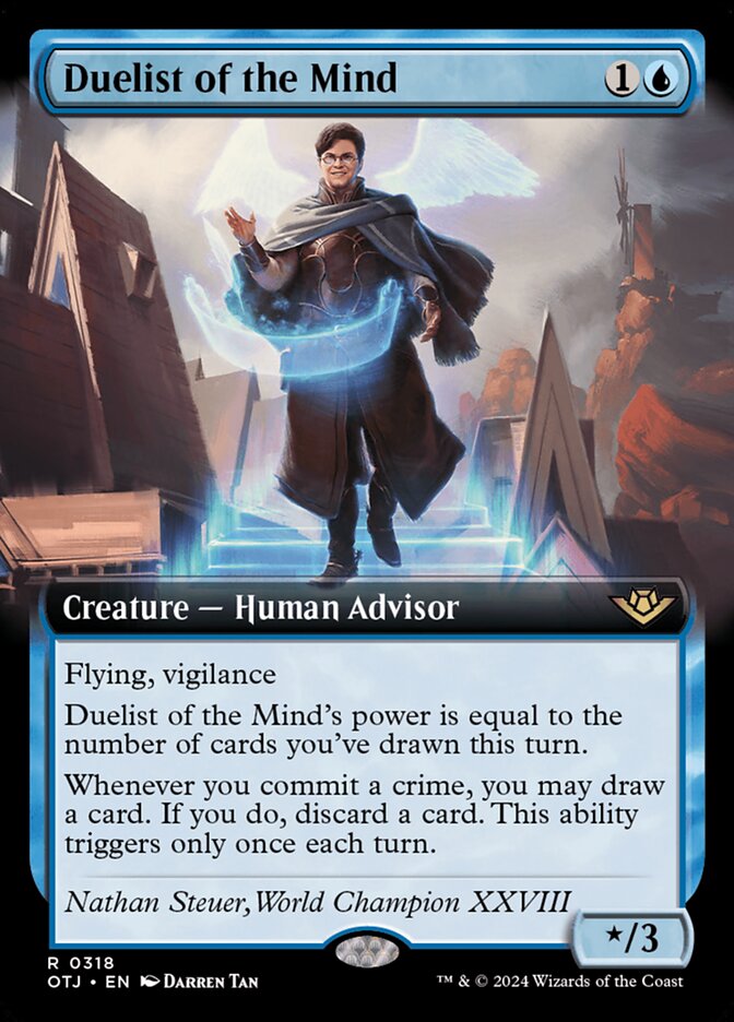Duelist of the Mind 318/286 (Outlaws of Thunder Junction)  - Extended Art Foil