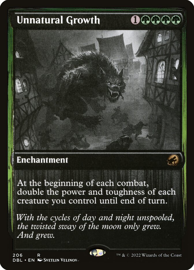Unnatural Growth 206/534 (Innistrad: Double Feature) 