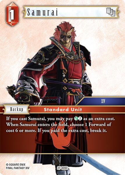 Samurai 27-009C (Journey of Discovery)  - Foil