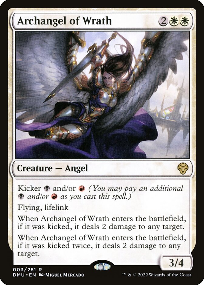 Archangel of Wrath 3/281 (Dominaria United) 