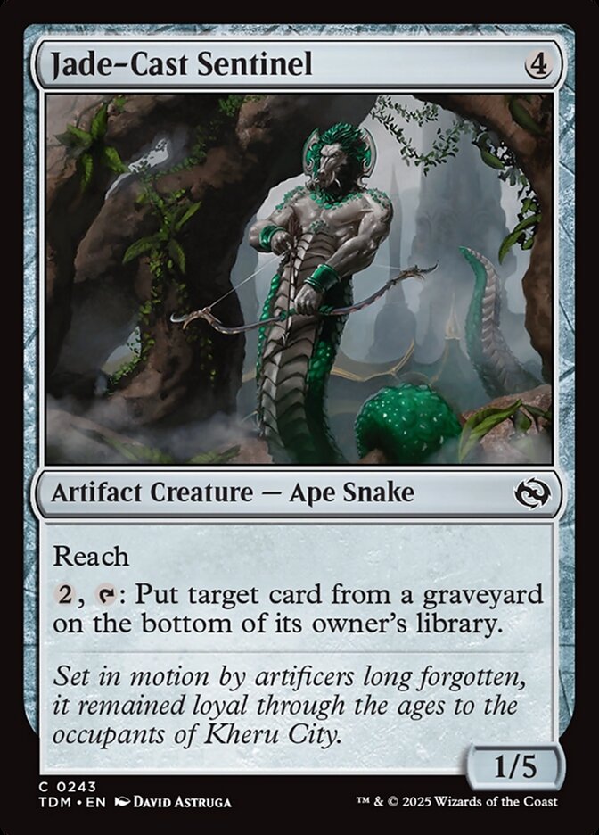 Jade-Cast Sentinel (Tarkir: Dragonstorm) 