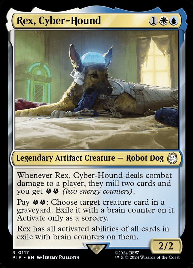 Rex, Cyber-Hound 117 (Universes Beyond: Fallout)  - Foil