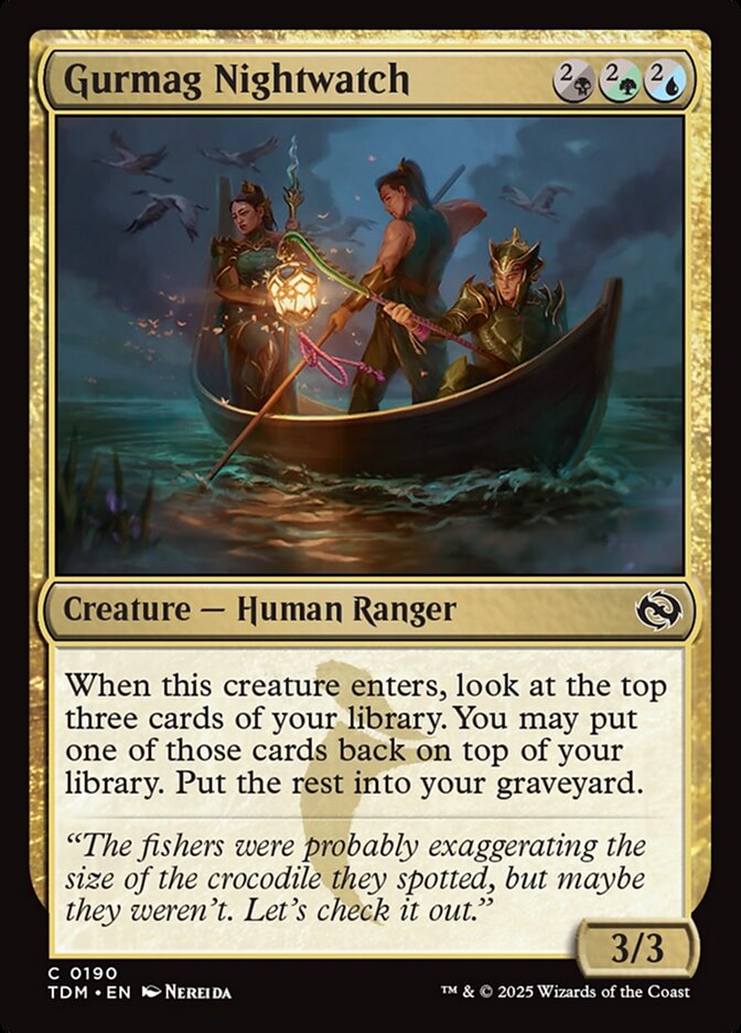 Gurmag Nightwatch 190/291 (Tarkir: Dragonstorm) 