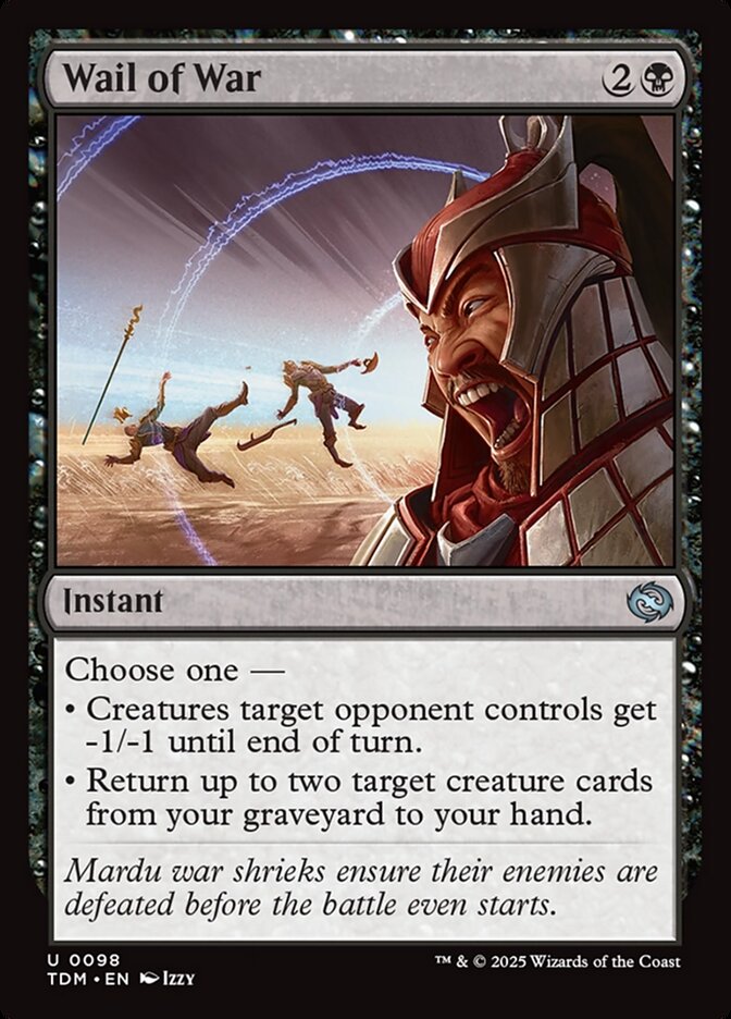 Wail of War 98/291 (Tarkir: Dragonstorm)  - Foil