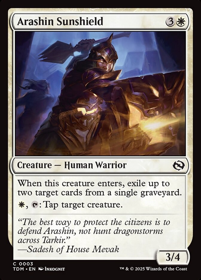 Arashin Sunshield (Tarkir: Dragonstorm) 