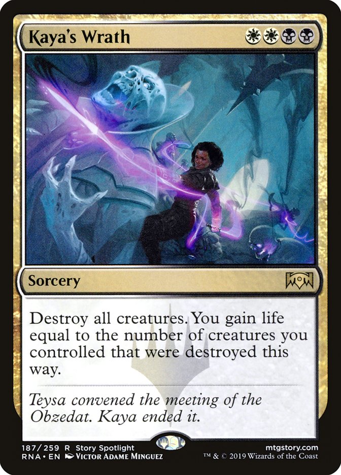 Kaya's Wrath 187 (Ravnica Allegiance) 