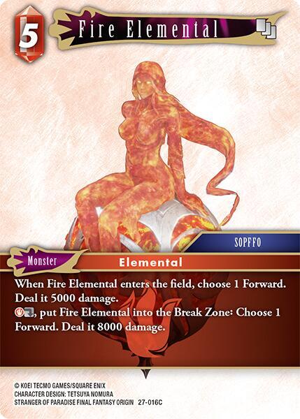 Fire Elemental 27-016C (Journey of Discovery)  - Foil