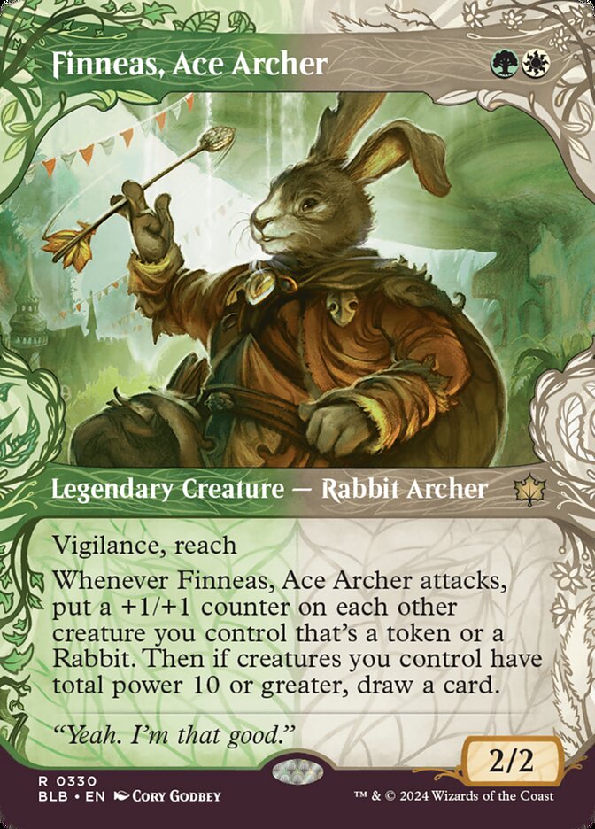 Finneas, Ace Archer 330/281 (Bloomburrow)  - Showcase