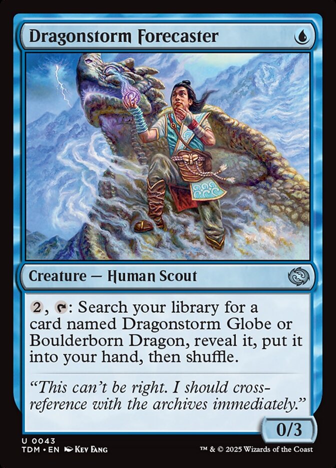 Dragonstorm Forecaster 43 (Tarkir: Dragonstorm) 