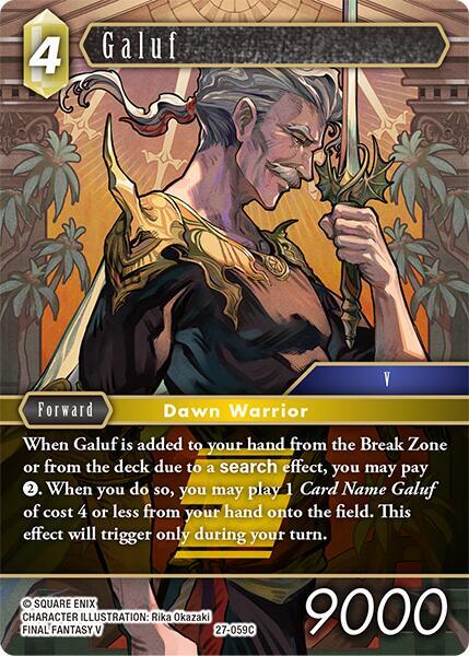 Galuf 27-059C (Journey of Discovery)  - Foil