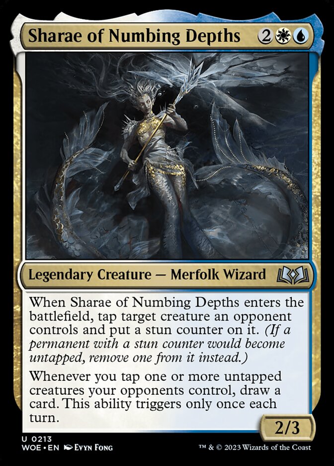 Sharae of Numbing Depths 213 (Wilds of Eldraine) 