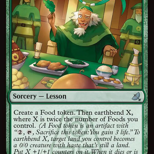 Bumi's Feast Lecture 133/317 (Avatar: The Last Airbender: Eternal-Legal)  - Foil