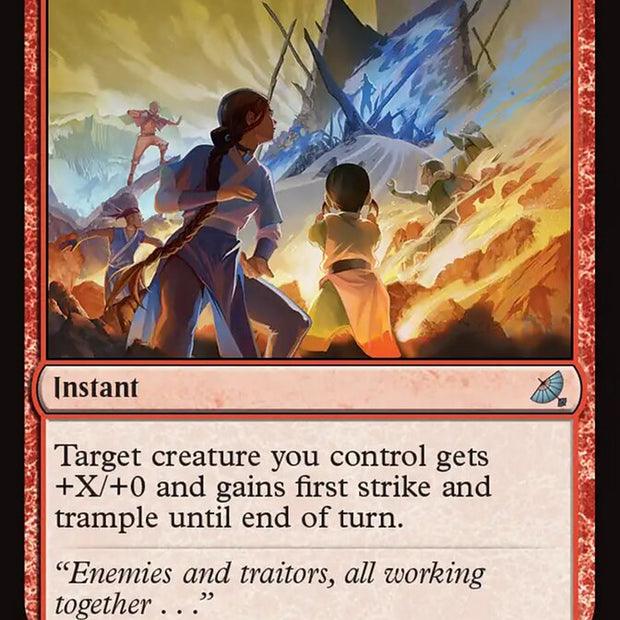 Frantic Confrontation 117/317 (Avatar: The Last Airbender: Eternal-Legal)  - Foil