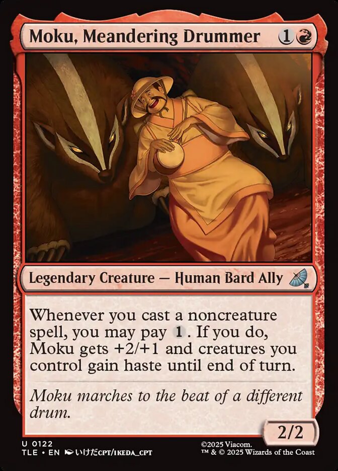 Moku, Meandering Drummer 122/317 (Avatar: The Last Airbender: Eternal-Legal)  - Foil